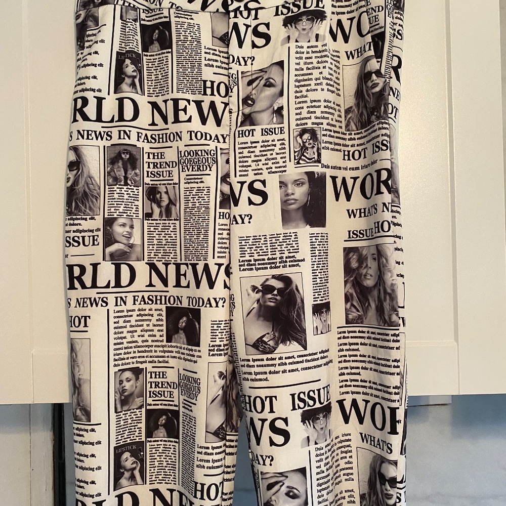Highlight Photo Graphic Fashion Theme Pants